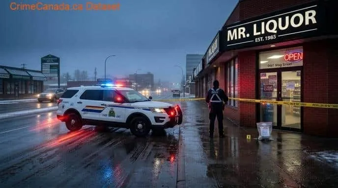 Community Safety Alert: Armed Robbery at Fort McMurray Liquor Store, Suspect in Custody