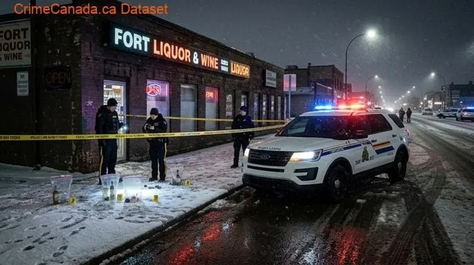 Community Alert: Suspect Sought in Fort Saskatchewan Liquor Store Thefts