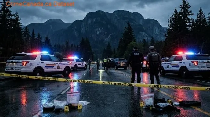 RCMP High-Risk Arrest in Downtown Squamish