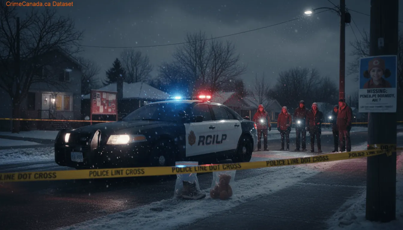 Nova Scotia RCMP Search for Missing 8-Year-Old Girl in Cumberland County